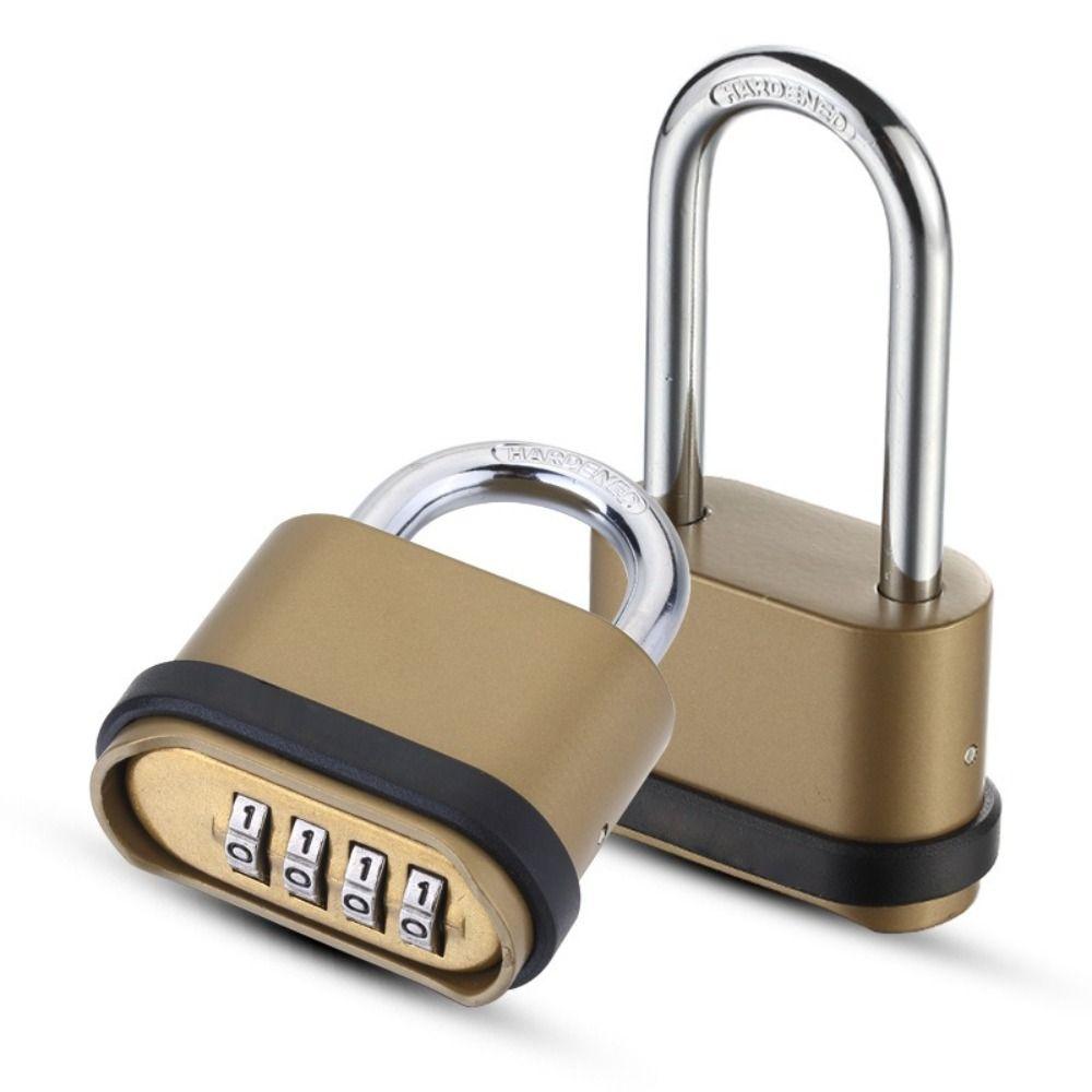 Zinc Alloy Combination Padlock Rustproof Padlock Hardware No Key Code Lock  Indoor Outdoor Use