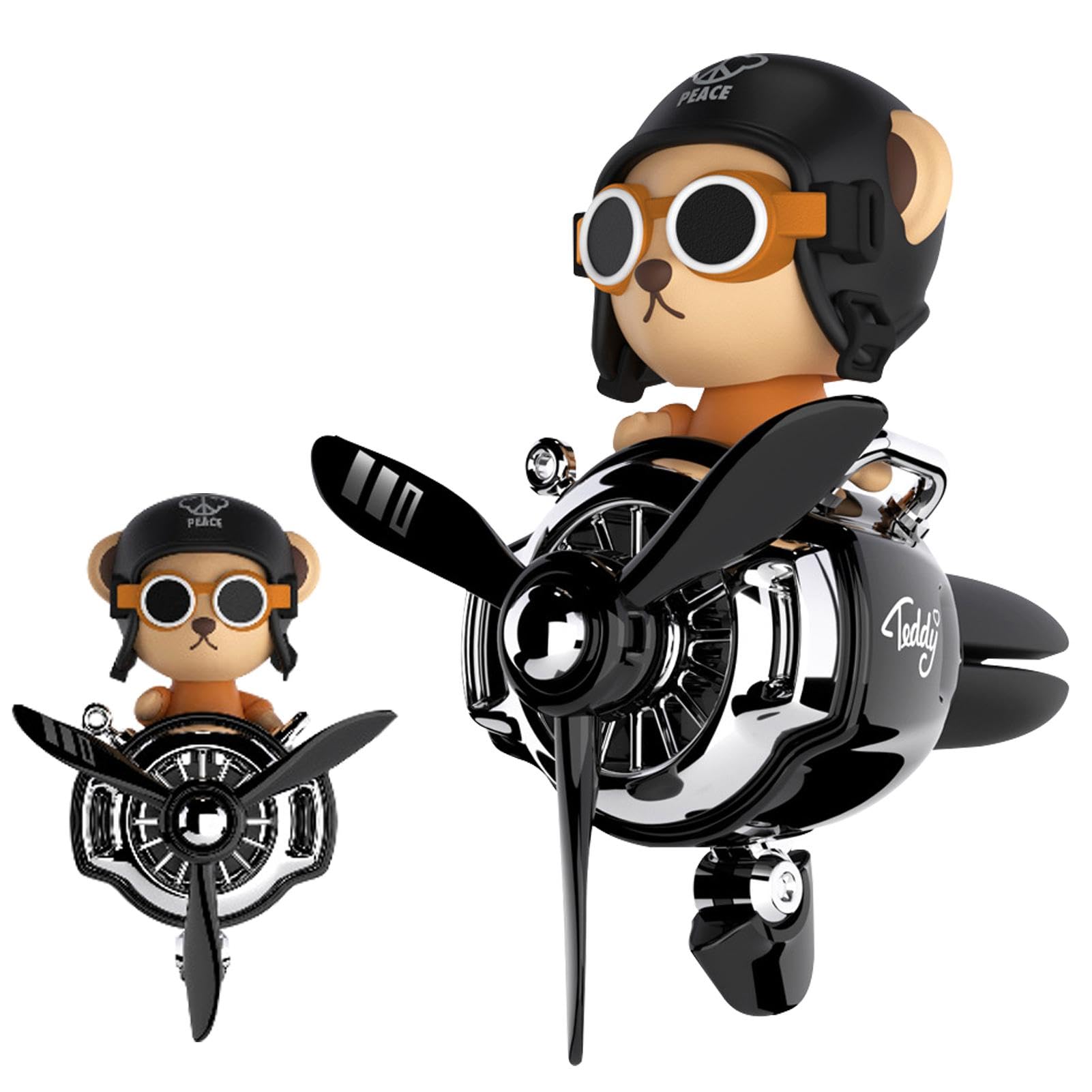 

Автомобильный Мишка Пилот Клипса с Пропеллером Дезинфицирующий Мишка Пилот Клипса Please refer to the description