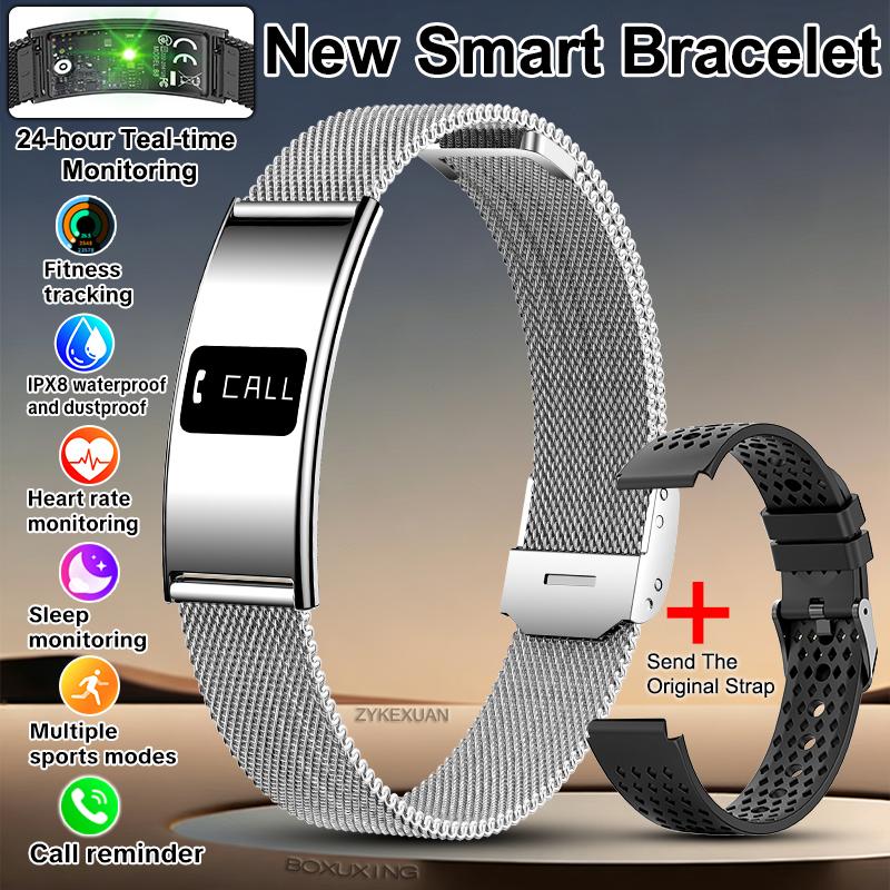 New Fitness Tracker Smart Bracelet Men Women Health Monitoring IPX8 Waterproof Smart Watch Heart Rate Sleep Monitor Smart Band