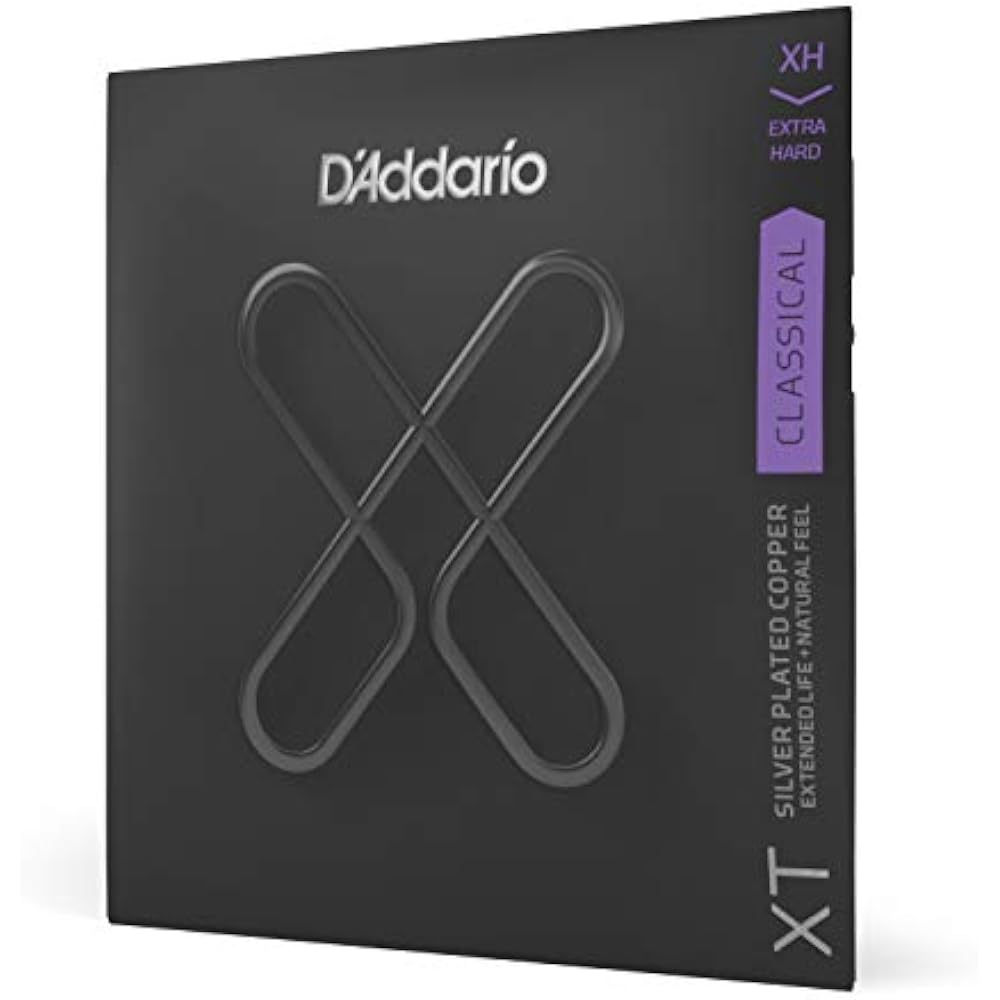 D Addario Daddario Classical Guitar Strings XT Coated Strings Composite Extra Hard Tension XTC44 ...