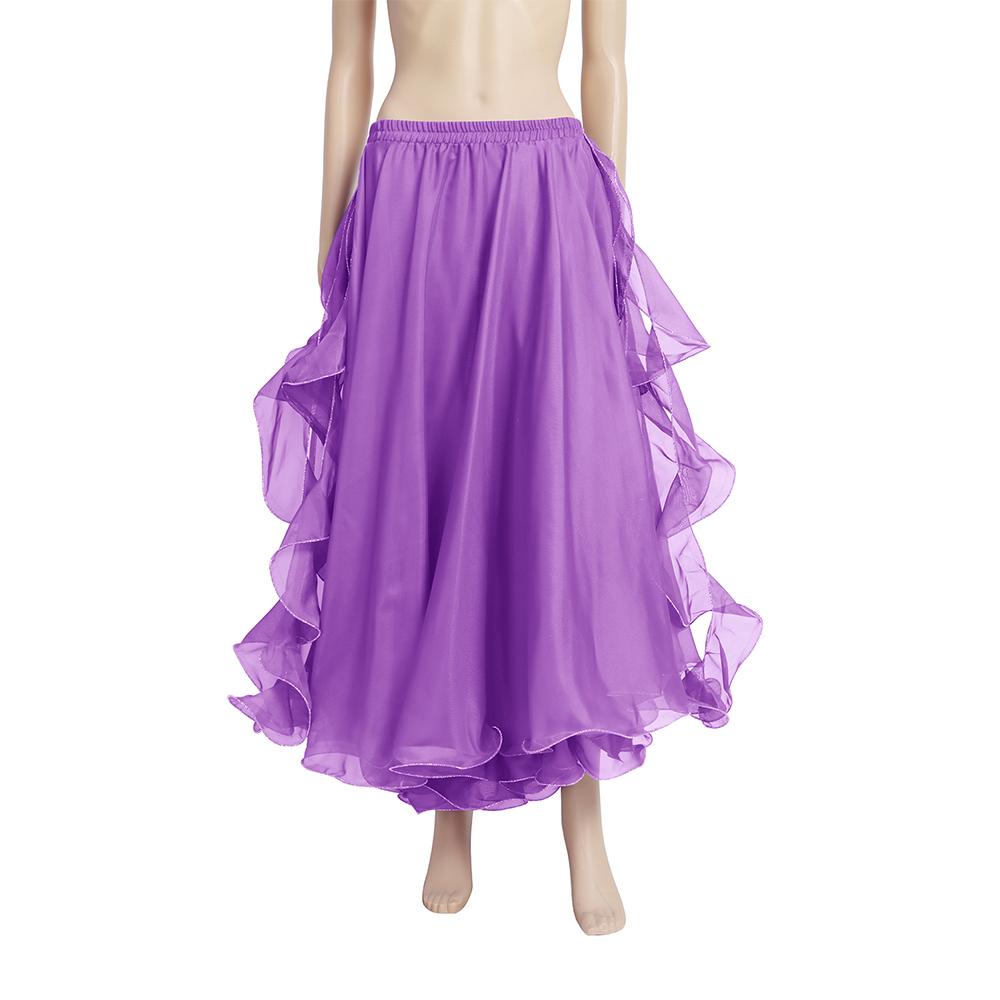 Tassels Sequins Shining Dancing Skirt Spanish Skirt Belly Dance Skirt Show Costumes