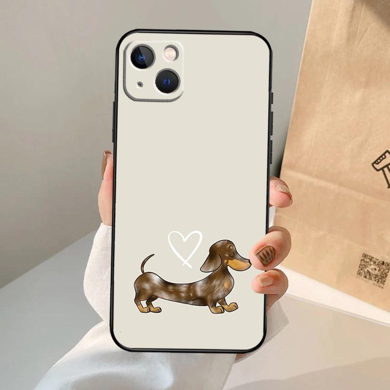 DACHSHUND Phone Case For iPhone 16 15 14 11 12 13 Pro Max Mini Plus X XS Max XR Cover Coque