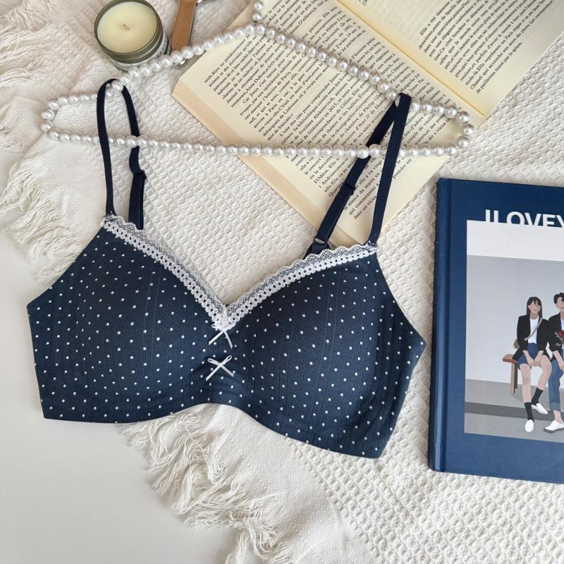 

Безшовний квітковий бюстгальтер пуш-ап з бантом для жінок - Зручний, без кісточок, підтримка проти провисання XL (Universal A/B Cup)