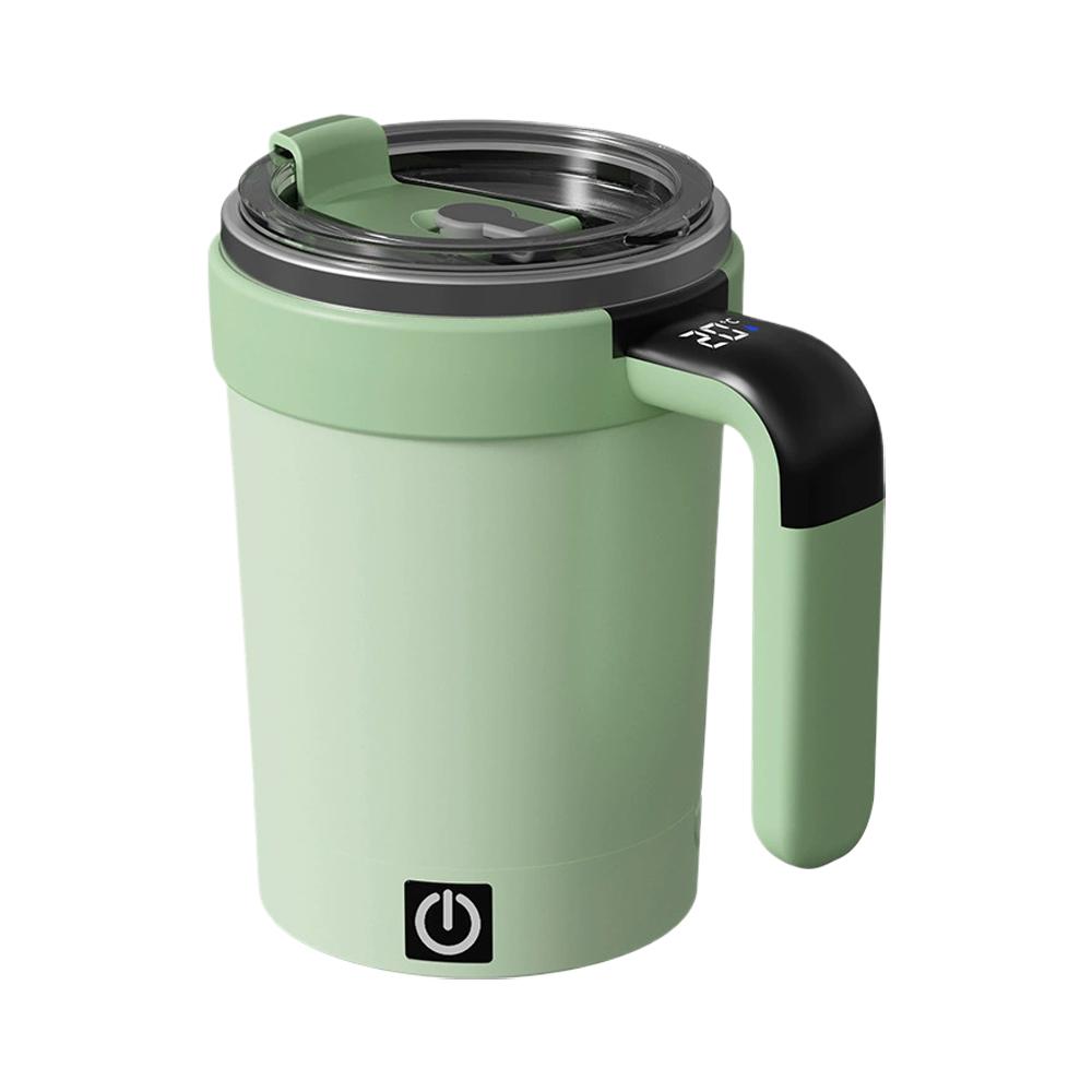 Automatic Stirring Cup Rechargeable Electric Stirring Mugs Magnetic Mixer Stainless Steel Coffee Mug Rotating Magnetic Tumbler