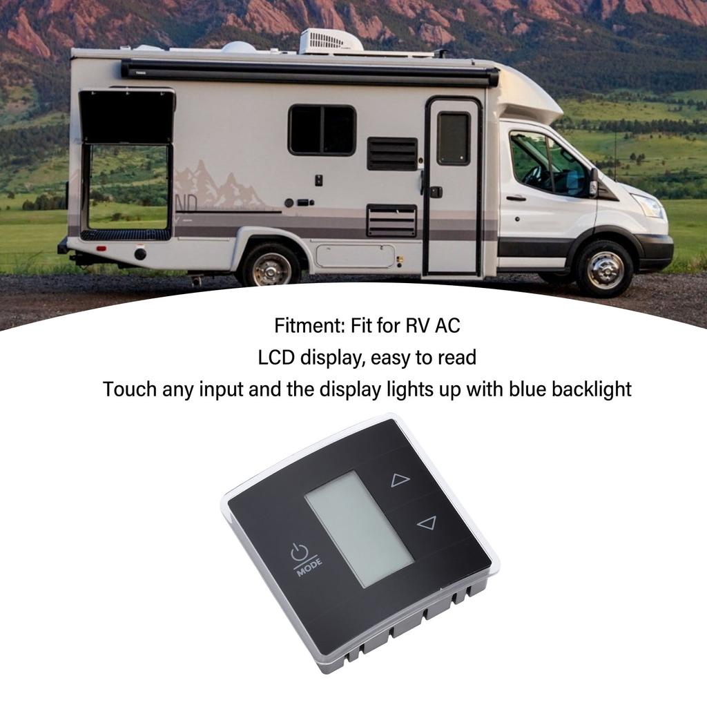 Single Zone CT Thermostat 3316250.712  Control RV AC Thermostat Digital Temperature Display Easy To Use for RVs Trailer