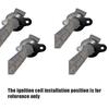 Ignition Coil Adapter Plate Reliable Ignition Coil Adapter Plate  Ignition System Component Simple Installs for Vehicles