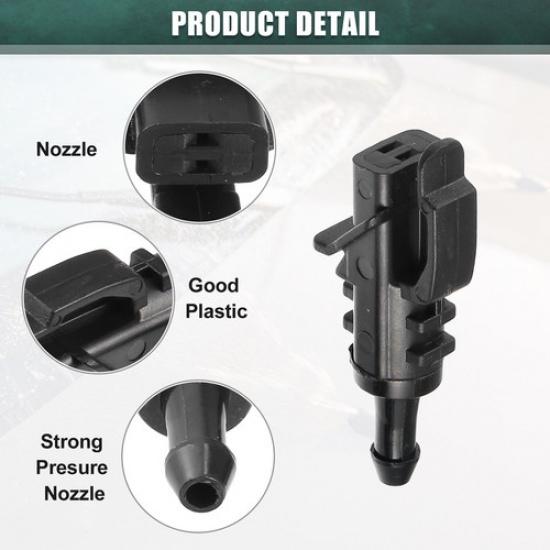 Pack of 2 For Kia Cadenza 2014-2016 Windshield Wiper Washer Nozzle 986302L100