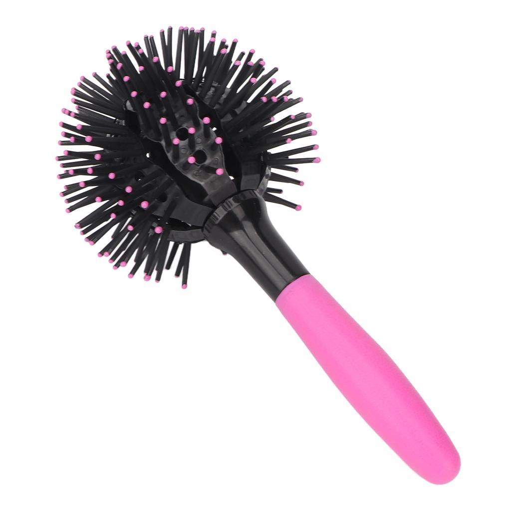 360 Degree Round Ball Hair Comb High Temperature Resistance 3D Curly Hair Comb for Wet and Dry Hair
