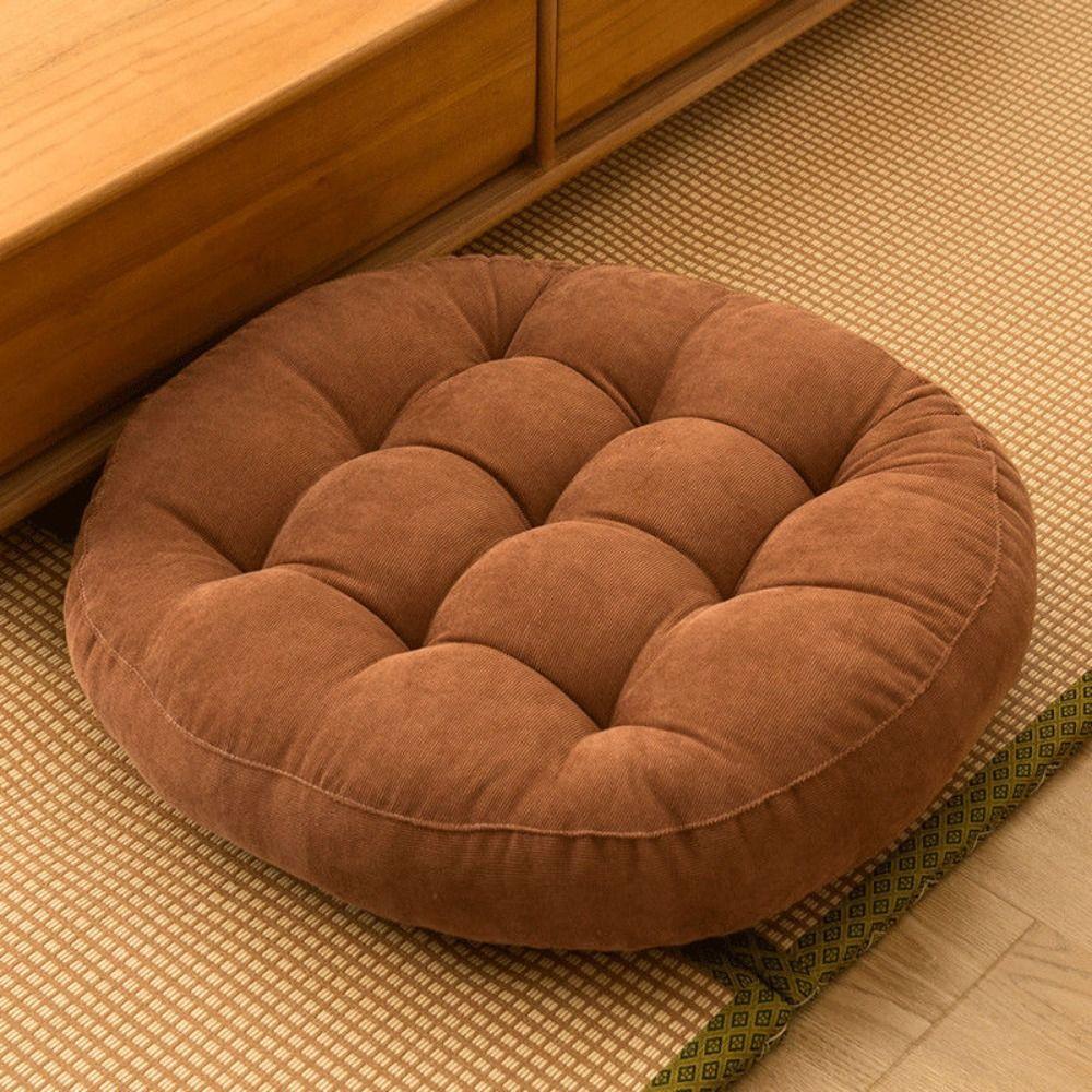 Large Size Round Floor Pillow Corduroy Seat Cushions PuTuan Floor Cushions  Home Decoration