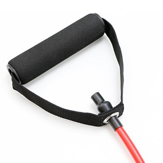 Fitness Resistance Band with Anti-slip Handle Portable Men Women Arm Shoulder Stretch Strength Training Leg Toning Exercise