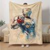 1pc Wolverines Savage Attack Marvel Soft Throw Blanket Flannel All Season Light Weight Living Room/Bedroom Warm Blanket. M731018