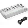 Rechargeable Battery Charger - Bonai - 8 Slots - Fast Charging - Independent - Safe