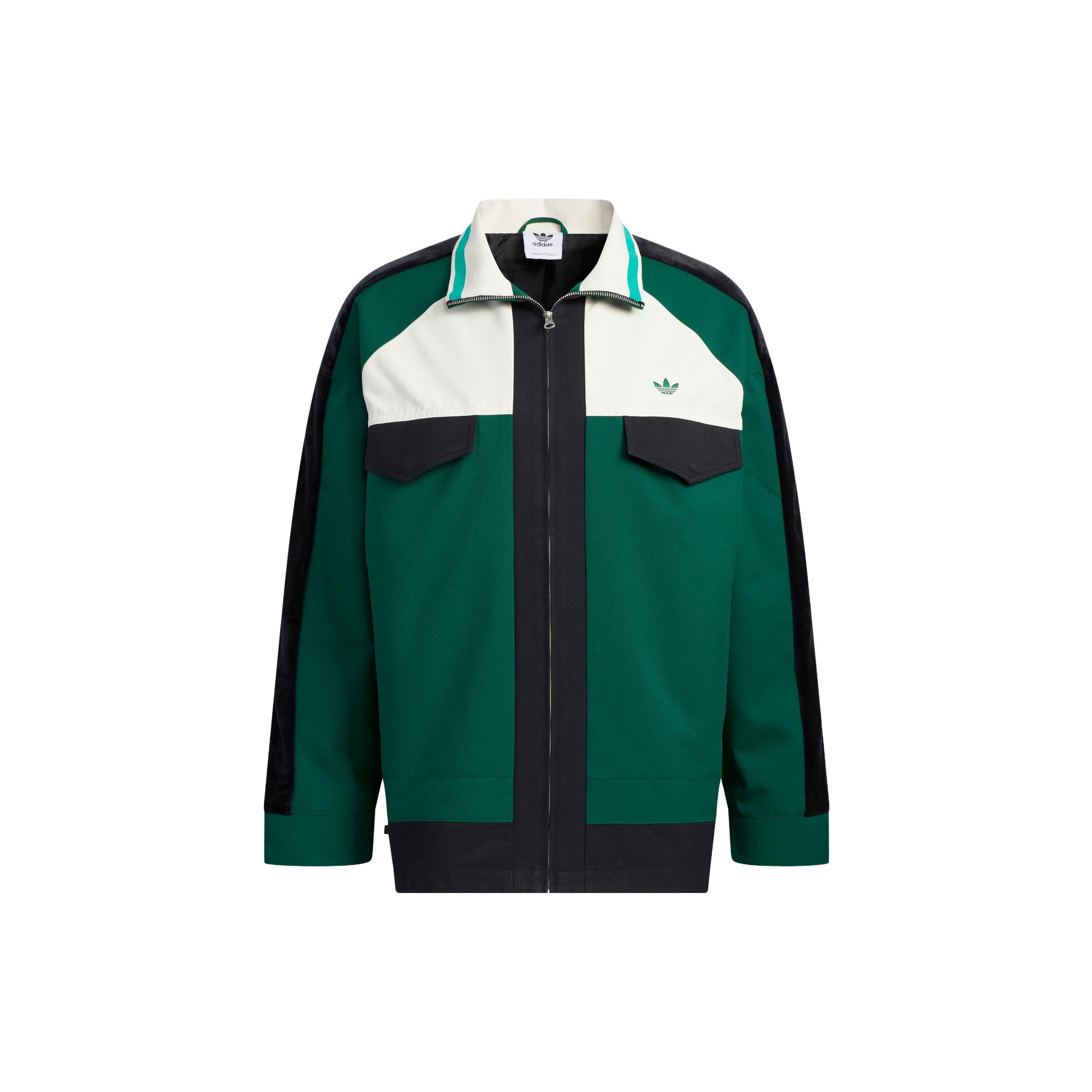 adidas originals Anti University Jacket Black Green Men s HY7238 M