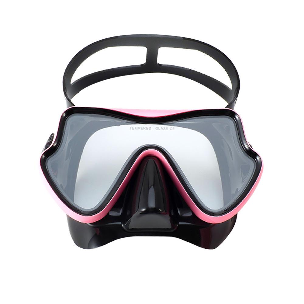 Cross-Border Anti-Fog Diving Goggles: Large Frame, Full Dry Silicone Snorkeling Mask for Adults