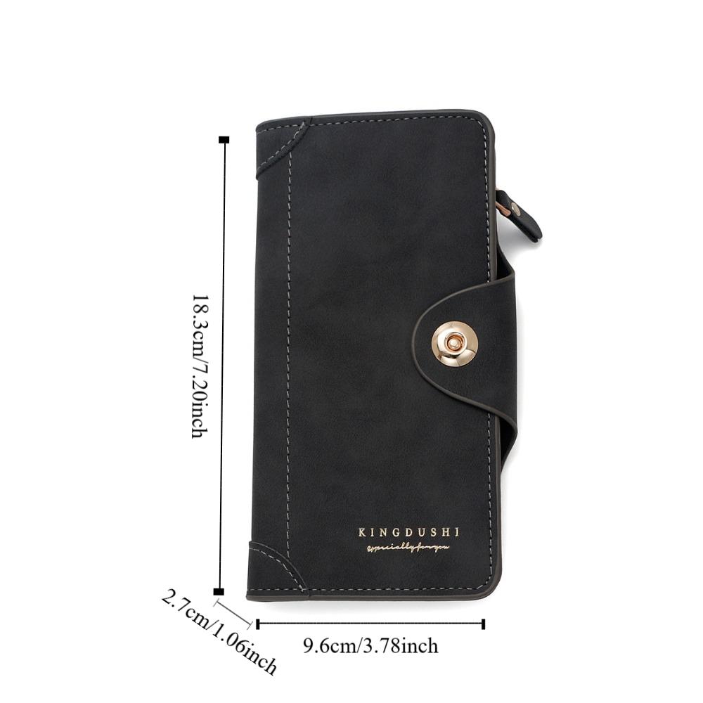Card Brand Business Clutch Bag Purse ID Card Holder Simple Men PU Wallet Gift