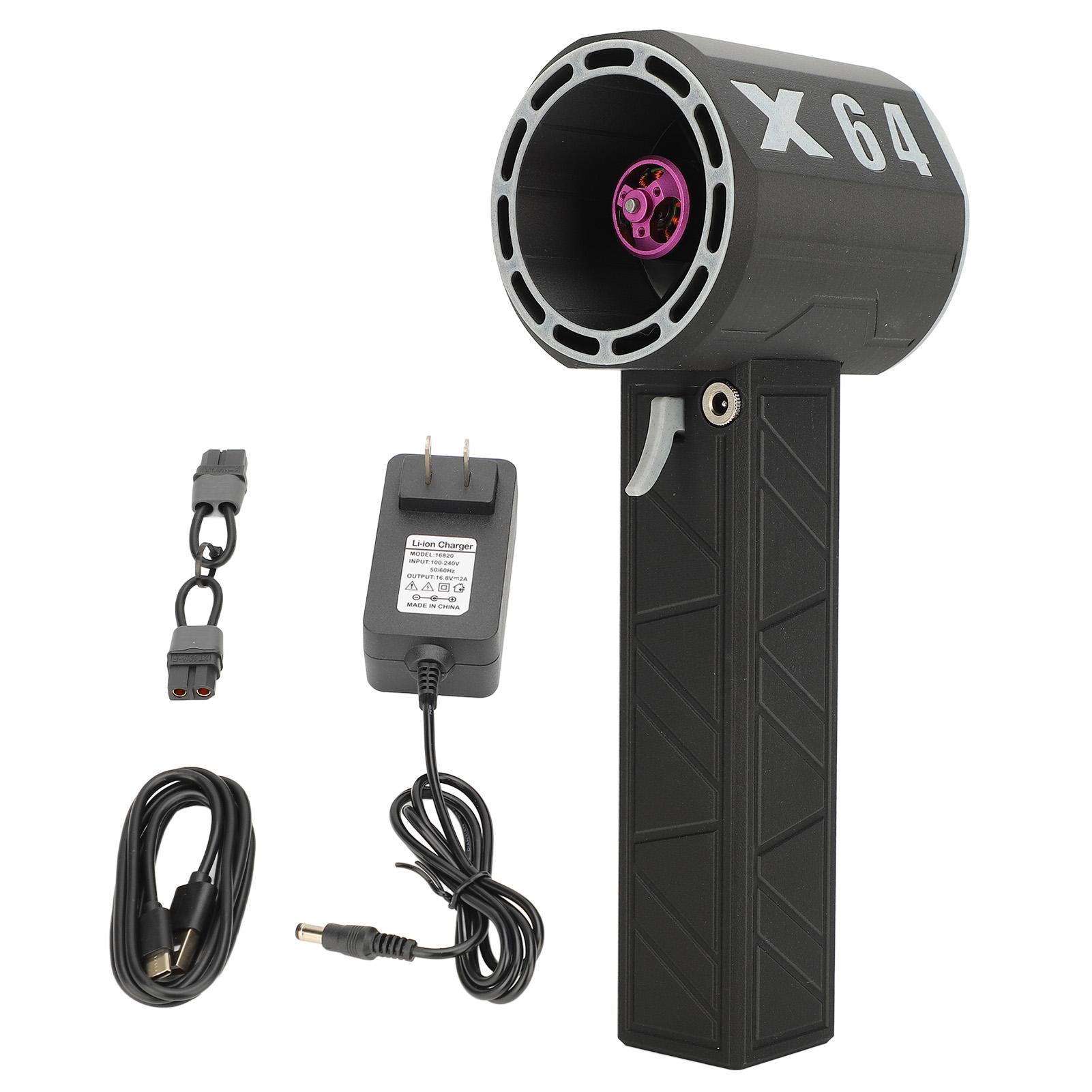 

Электрический пылеуловитель Бесщеточный двигатель 11 лопастей Мощный турбовентилятор Бесступенчатая регулировка Перезаряжаемый чёрный/белый