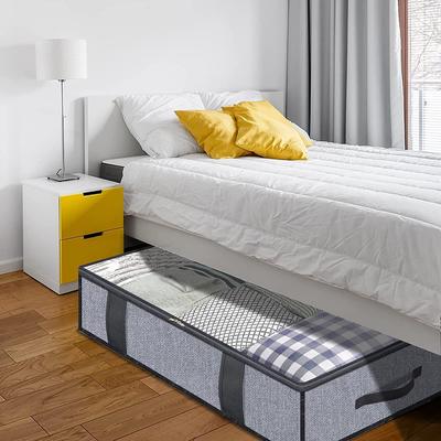 1/2 Stück Bettunterdecke Kleidersäcke Faltbare Aufbewahrungstaschen Staub Feuchtigkeit Spielzeug Haushaltswaren Organiser Tasche Vlies Sortier Aufbewahrungsbox