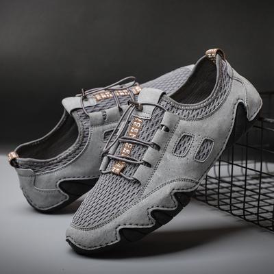 Soft Summer Loafers Breathable Man Tenis Masculino Lightweight Mesh Casual Shoes Hollow Out Men Sneakers Quick Dry Walking Shoes
