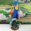 40cm/15.75inch Dragon Ball Z Vegetto Figure 3 Heads Replace Super Saiyan Action Figure Gk Statue Collection Model Toys Gifts