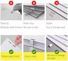 50Pcs Push Clip Stapler Staple Remover Binder Push Clamp Tape Dispenser Paper Clips Office Supplies Set Desktop Supplies