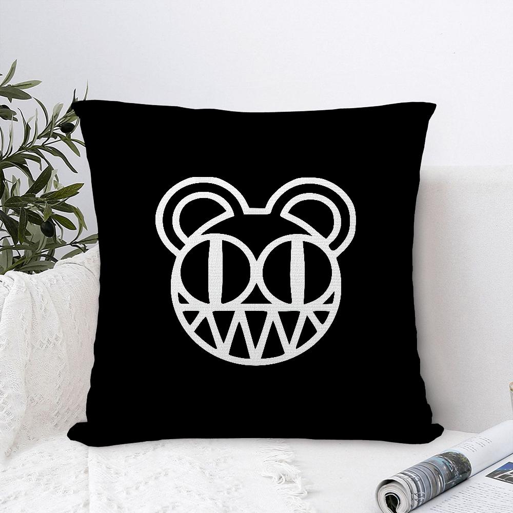 B-British Band RadioheadS Pillow Case Plush Fabric Soft  Pillowcase Double Sided Print   Cushion Cover Throw Pillow Cover