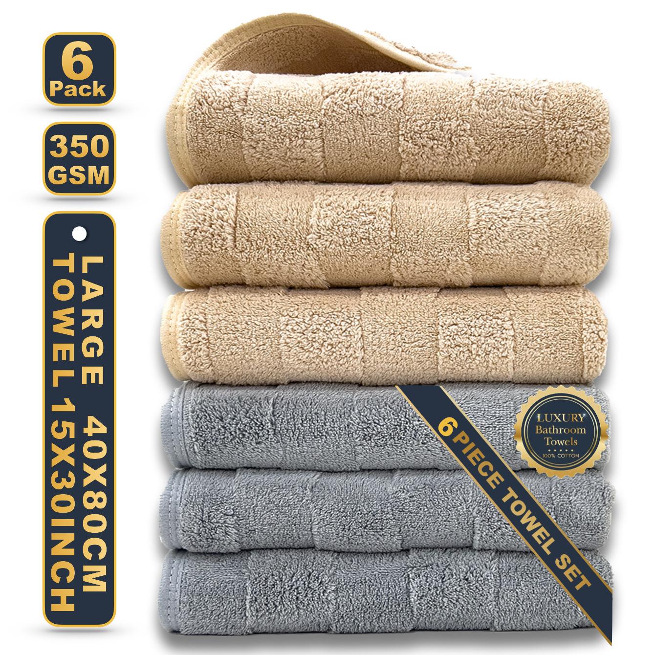 

Тканое полотенце из кораллового бархата 40*80 см, набор из шести банных полотенец, впитывающее и мягкое, теплое и удобное, для дома, предметы первой необходимости, искусно сотканные полотенца 40*80cm