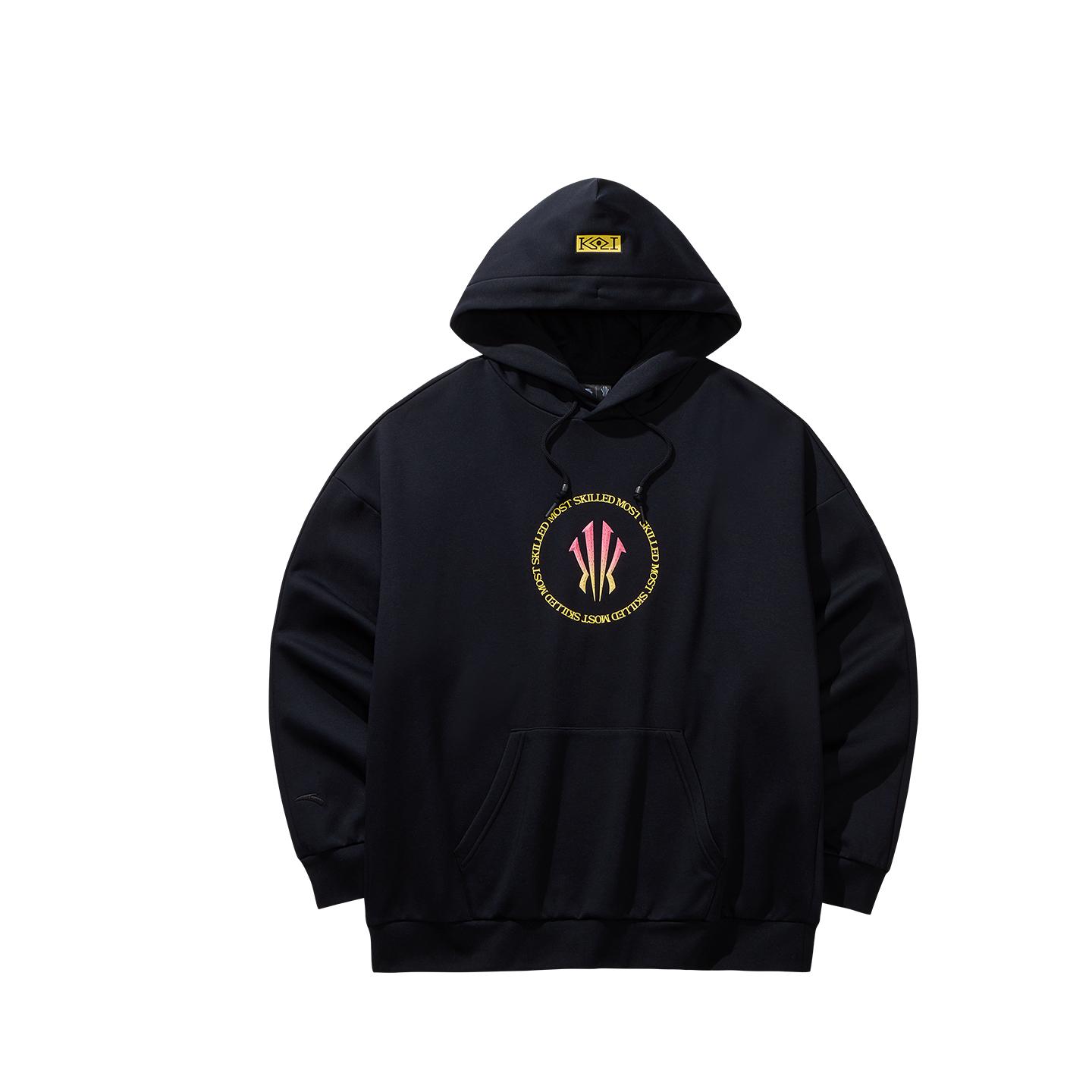ANTA Sweatshirts Unisex Basic Black 3 Hooded Moderate 972541714-3 XS