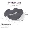 Memory Foam Seat Cushion Non-Slip & Breathable - Office Chair Cushion with Removable Washable Cover for Car Home Ack Pain Relief
