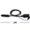 Freell Cigarette Lighter Socket Extension DC Power for 1m with Cigarette Lighter Extension Cord for Cigarette Extension Plug Cable, Supply, 12V/24V,