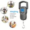 110lb/50kg Electronic Digital Scale with Backlit LCD Display Hanging Hook Scale Auto-Lock for Outdoor Travel Fishing Accessories
