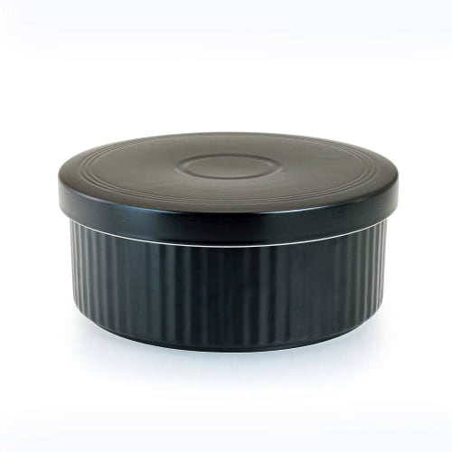 CtoC JAPAN Select Ohitsu (Japanese rice container) for single-person households, microwave-safe, 1.5-cup capacity, black, 900cc capacity, 17.3cm x 6.