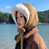 New Dual-Purpose Hat Doubles as a Bag for Warmth and Ear Protection Women's Winter Korean Style Fleece-Lined Thickened Ski Beanie