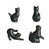 4Pcs Cats Shape Dressers Knob Kitchen Cabinet Door Handle Wardrobe Pulls Simple Drawer Knob Unique Furniture Hardware