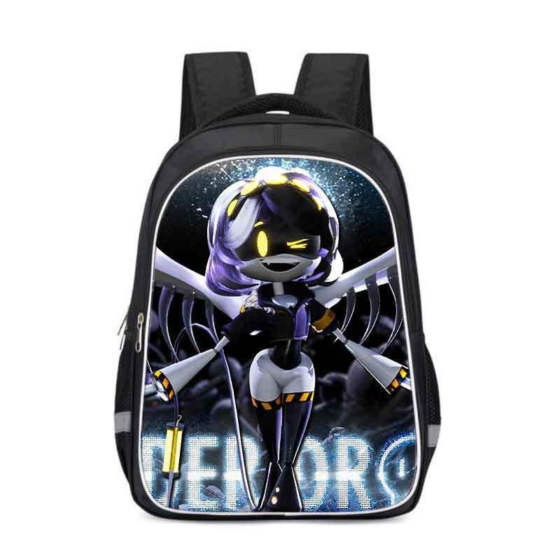 Kids School Backpack Elementary Students Cartoon Print Oxford Fabric Large Capacity Ergonomic Back Support