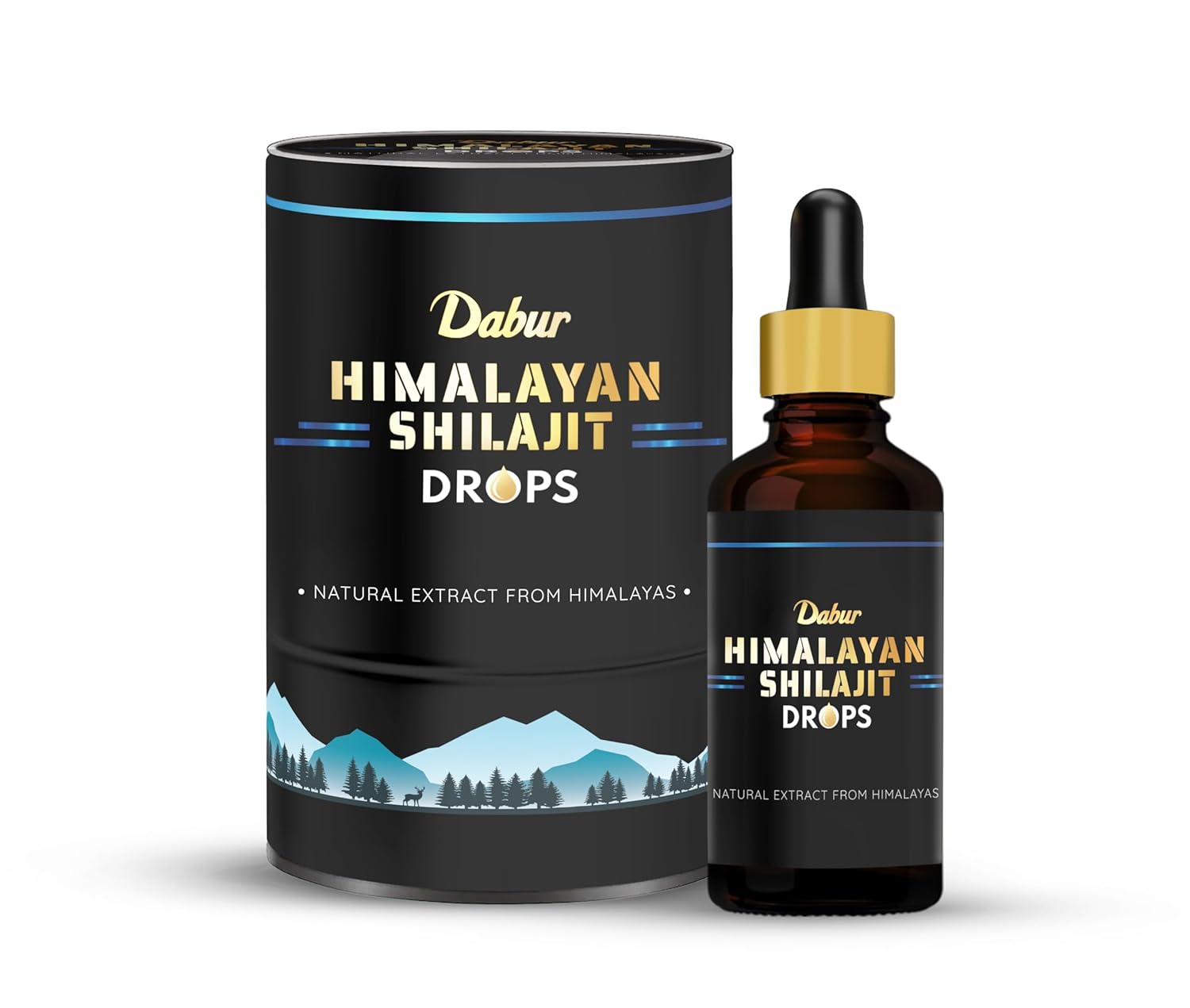 

Dabur Himalayan Pure Shilajit Drops 30ml | Natural Energy Booster & Stamina Enhancer
