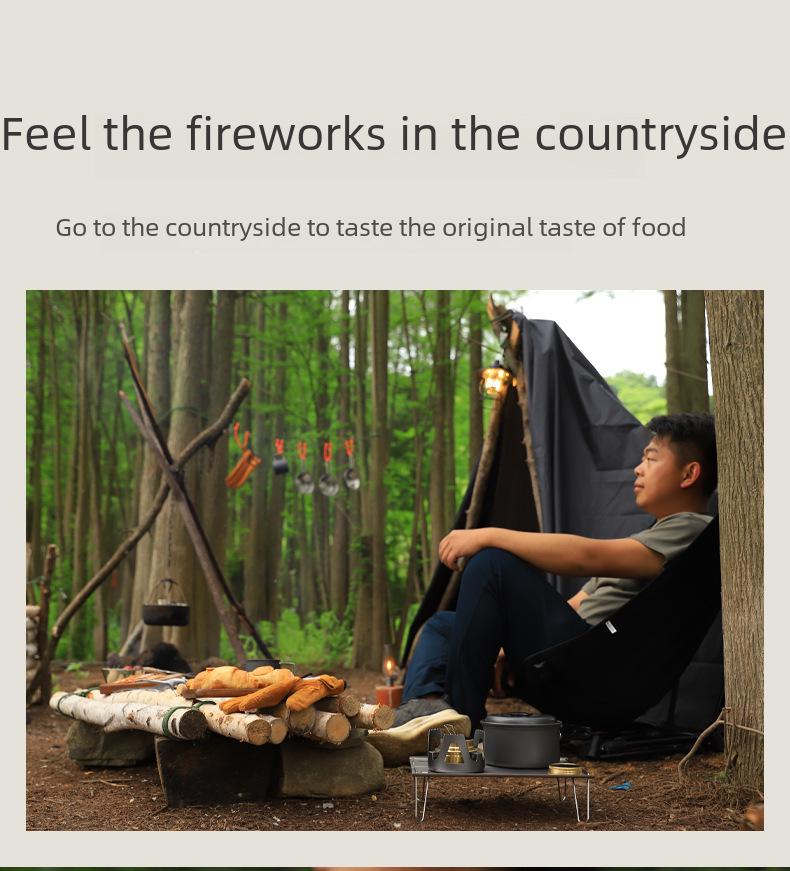 Ultra-Light Portable Alcohol Stove for Outdoor Use