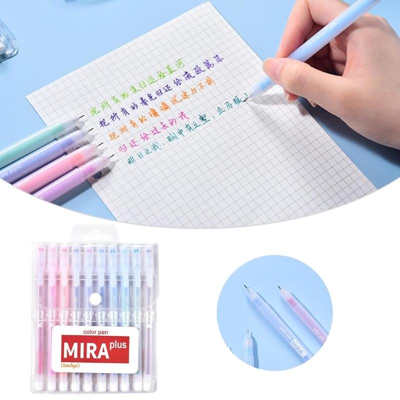 6/10/12 Pcs Neutral Pen Multicolour Gel Pen Set 0.5mm Writing Pen Gift Pen Journaling Pen Painting Pen Gel Ink Pen