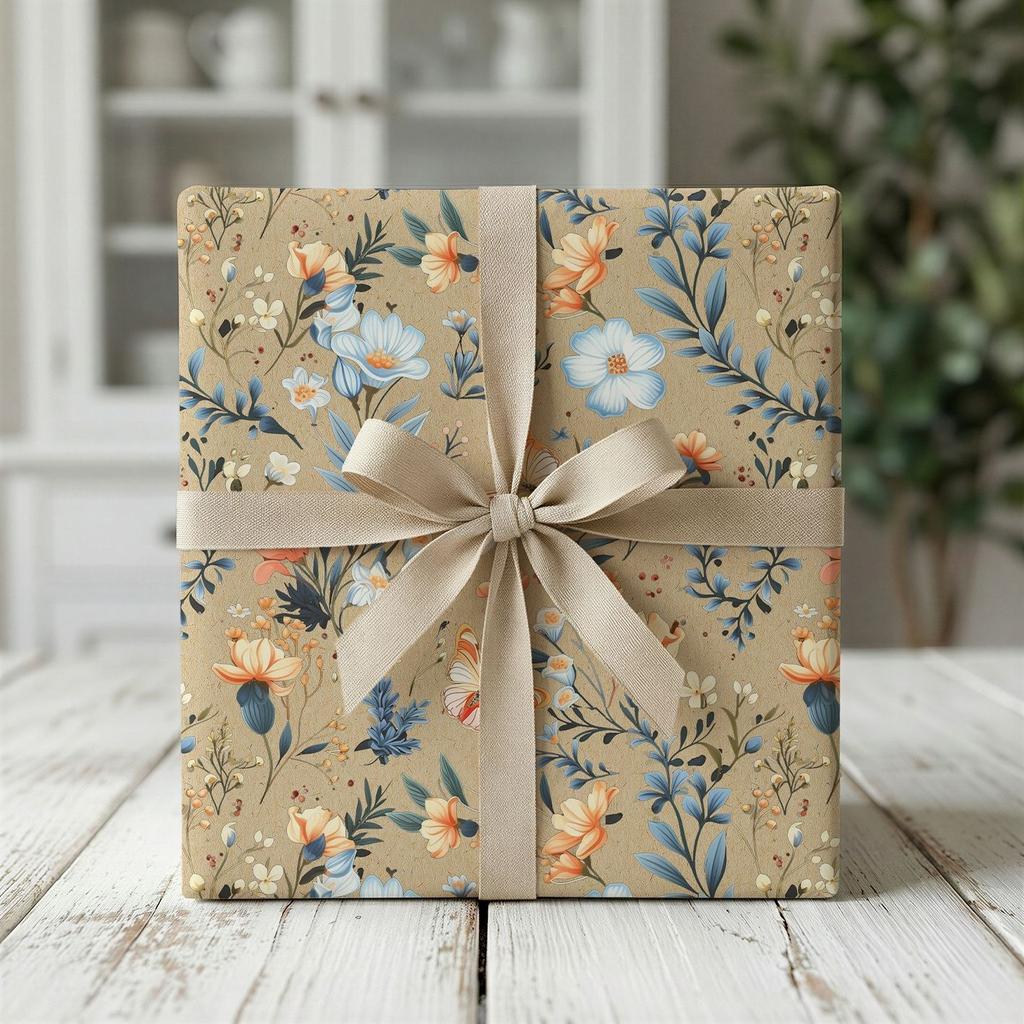 Happy Birthday Flower Valentine's Day Birthday Gift Packaging Paper florist wrapping paper gift wrapping paper
