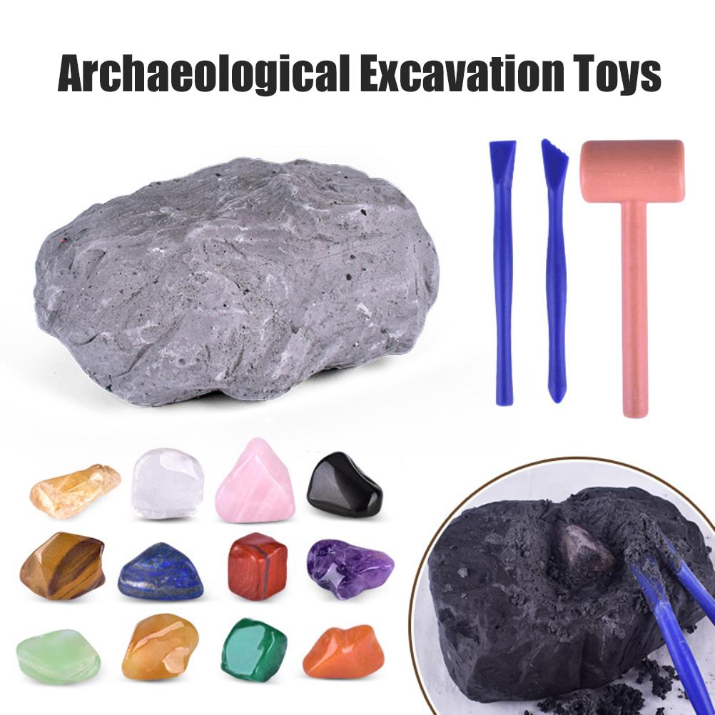 Archaeological Excavation Toys Set Science Educational Toys Funny Crystal Mining Excavation Toys