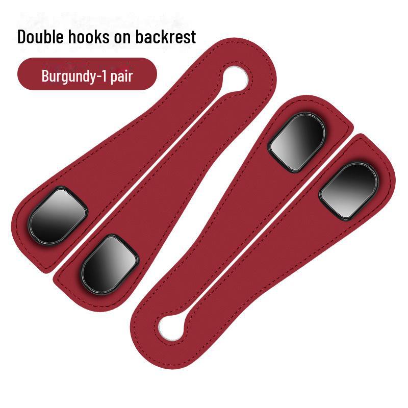 Wildleder Multifunktionaler Autositz Rücken Haken & Handyhalter