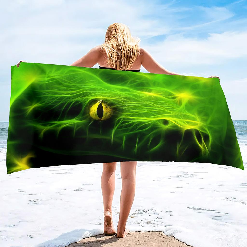 Snake Series Pattern Collection Seaside Vacation Beach Towel Swimming Bath Towel Sports Towel