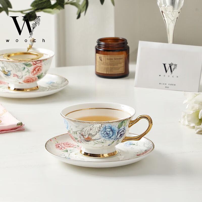 WOOCH Luxury Ceramic Cup & Saucer Gift Set