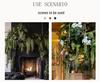 Forest Style Hanging Yarn Vine Decoration - Artificial Weeping Willow for Wedding and Hotel Arrangements