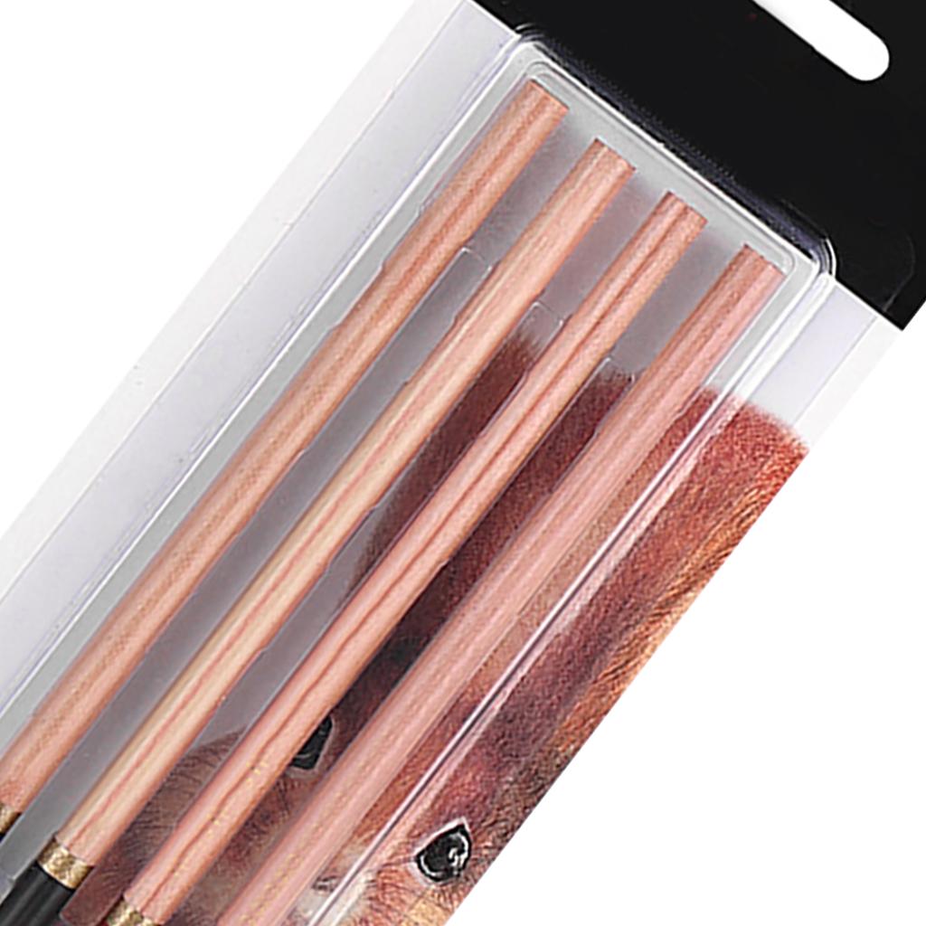 4 Stück Farbskizzenstifte Anfänger Holzkohle-Stiftset zum Zeichnen Schattieren Kolorieren Schichten
