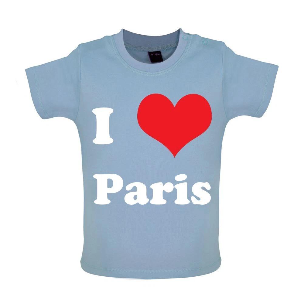 

I Love Paris - Baby T-Shirt / Babygrow - France Francais City Country Live 2024 120