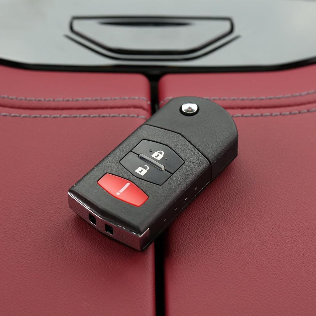 Key Fob Remote Replacement Compatible with 2006-2015 Mazda 5/2011-2015 Mazda 2 3/2007-2013 CX7 CX9 Keyless Entry Remote Car