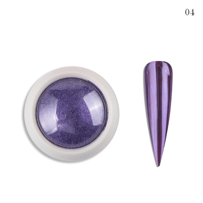 Nail Mirror Chrome Shimmer Glitter Holographic Colorful Dust Metallic Effect Pigment Powder For UV Gel Polish Nail Art Decoration