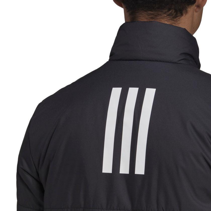 Adidas Puffer Jackets Men's Black Stand Collar Moderate Other HG8758