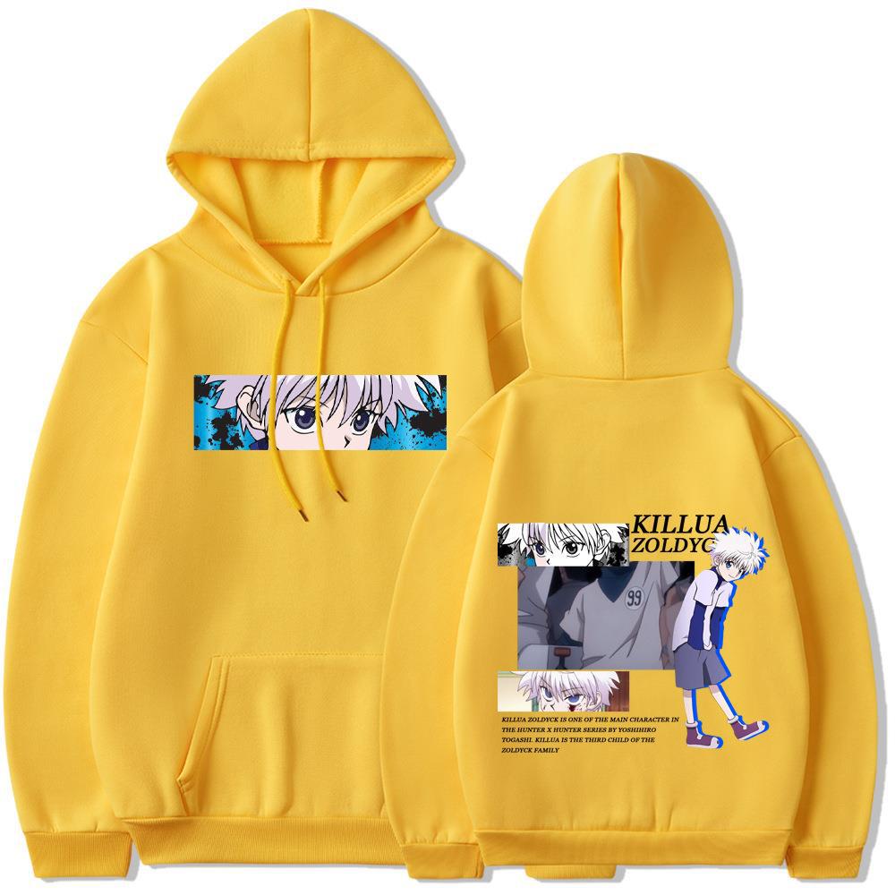 Hot Anime Hunter X Killua Zoldyck Print Hooded Men Women Man
