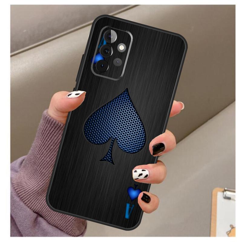 

Ace of Spades Poker Case For Samsung Galaxy A56 A16 A26 A36 A06 A52 A53 A33 A13 A34 A54 A14 A15 A35 A55 A22 A32 Samsung A15